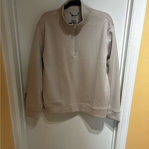 all in motion Men's Quarter-Zip Pullover Sweater - Light Beige